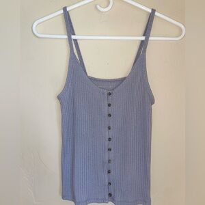 American Eagle Sweater Button Front Tank Top
